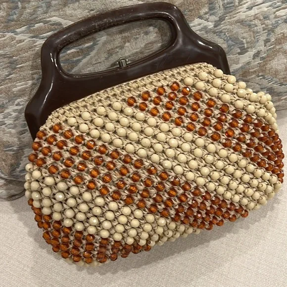 Vintage beaded handbag - Picture 4 of 11